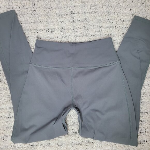 UNLABELED by Anna Petrosian HIGH WAISTED LEGGING - STEEL M - Picture 1 of 6